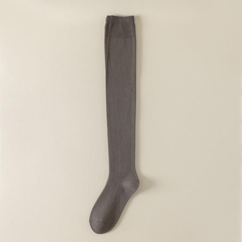 Wool Knee-high Socks for Women In Autumn and Winter, Thickened Warm Knee Protection Thigh Socks, Anti-slip and Anti-drop High Socks