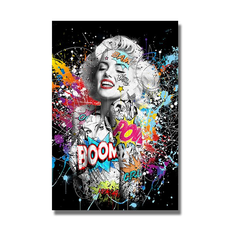 

Абстрактные портретные изображения Каванов, граффити, женские постеры и принты, настенная художественная картина для гостиной, украшения дома, Куадрос 21x30cm No Frame