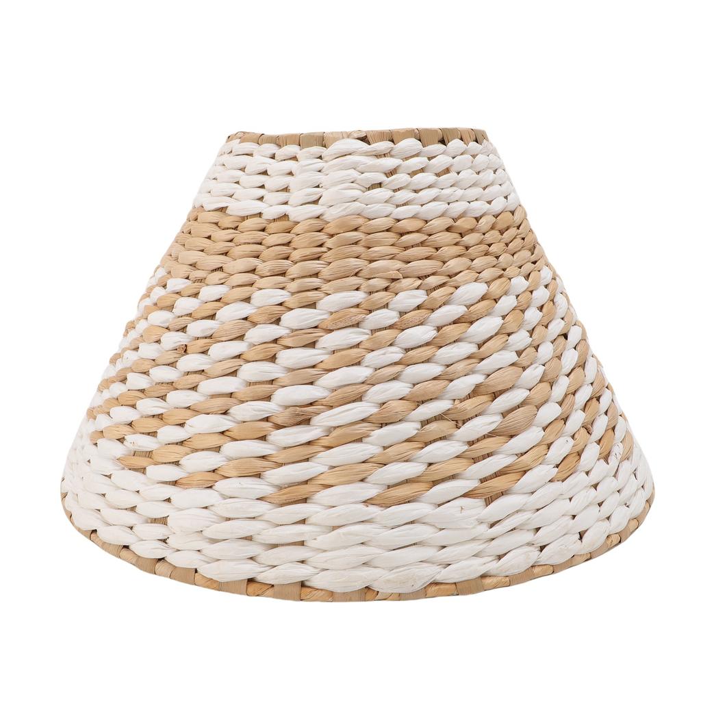 Tischlampenschirm Minimalistisch Handgefertigt Gewebter Lampenschirm für E27 E14 Tischlampe Dekoration Typ 1