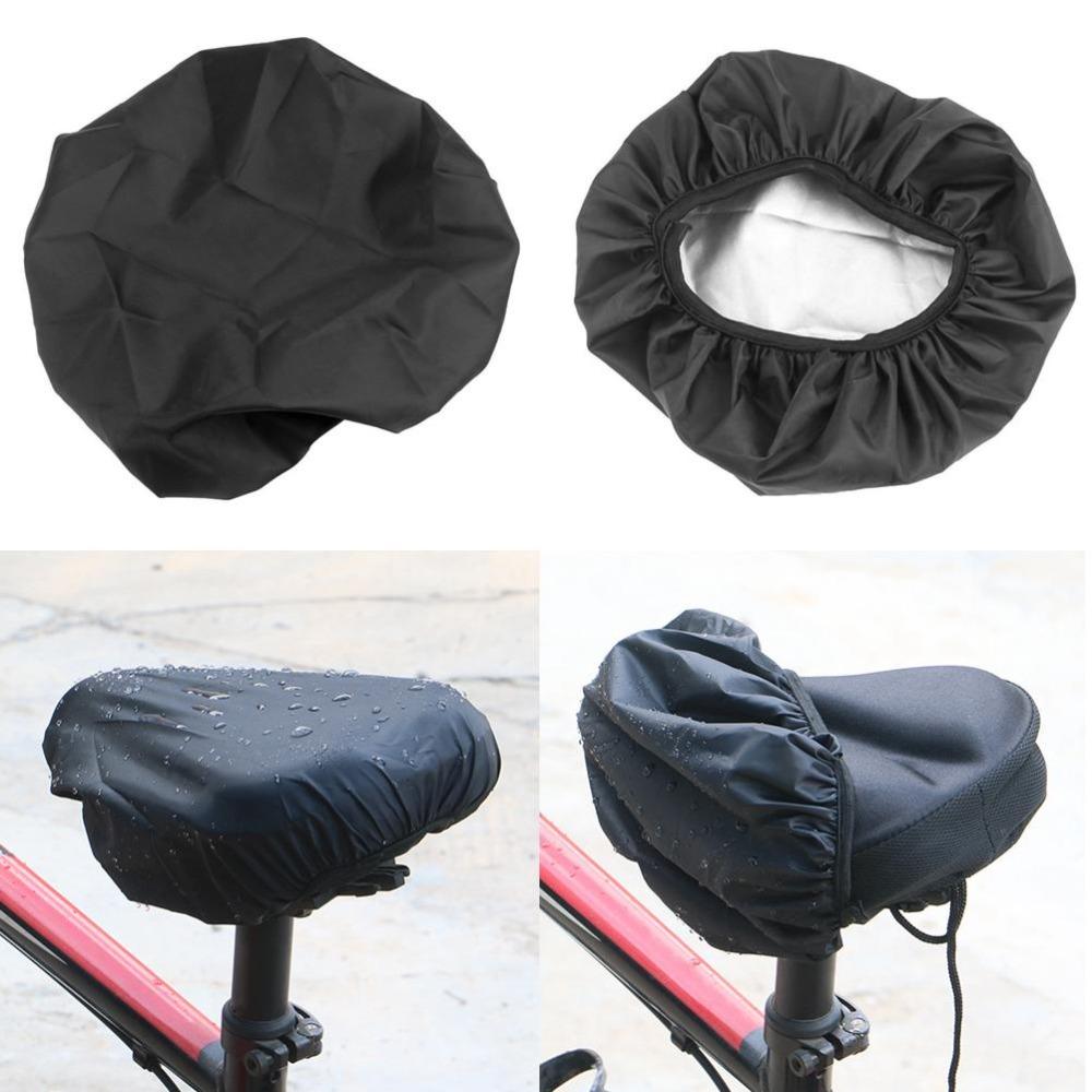 4PCS Stretchable Bicycle Seat Rain Cover Bike Rainproof Saddle Protector Bike Protective Accessory