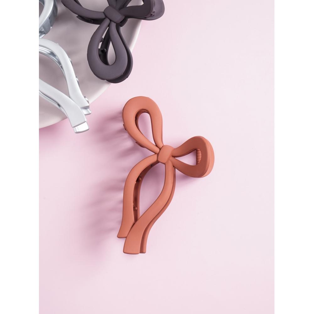 

Матовый зажим для ленты Daiso Ballet Core Silver