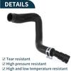 Radiator Hose Heater Hose No.DB5Z8C289C/DB538C289AA/DB5Z8C289A for Ford Explorer 3.5L 2011-2019 Black Rubber 1 Pc Coolant Pipe Good Sealing
