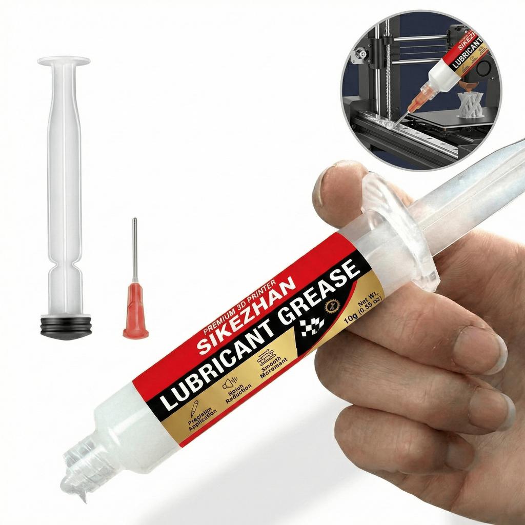 SIKEZHAN 3D Printer Grease White Lubricant Lube for Lead Screws Linear Rails Rods Reduce Noise Smooth Printing Maintenance Kit