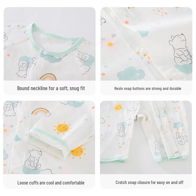 Disney Baby Unisex Summer Thin Cotton Bodysuit