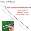Telescopic Stainless Steel Fish, Shrimp, and Eel Catcher Hook