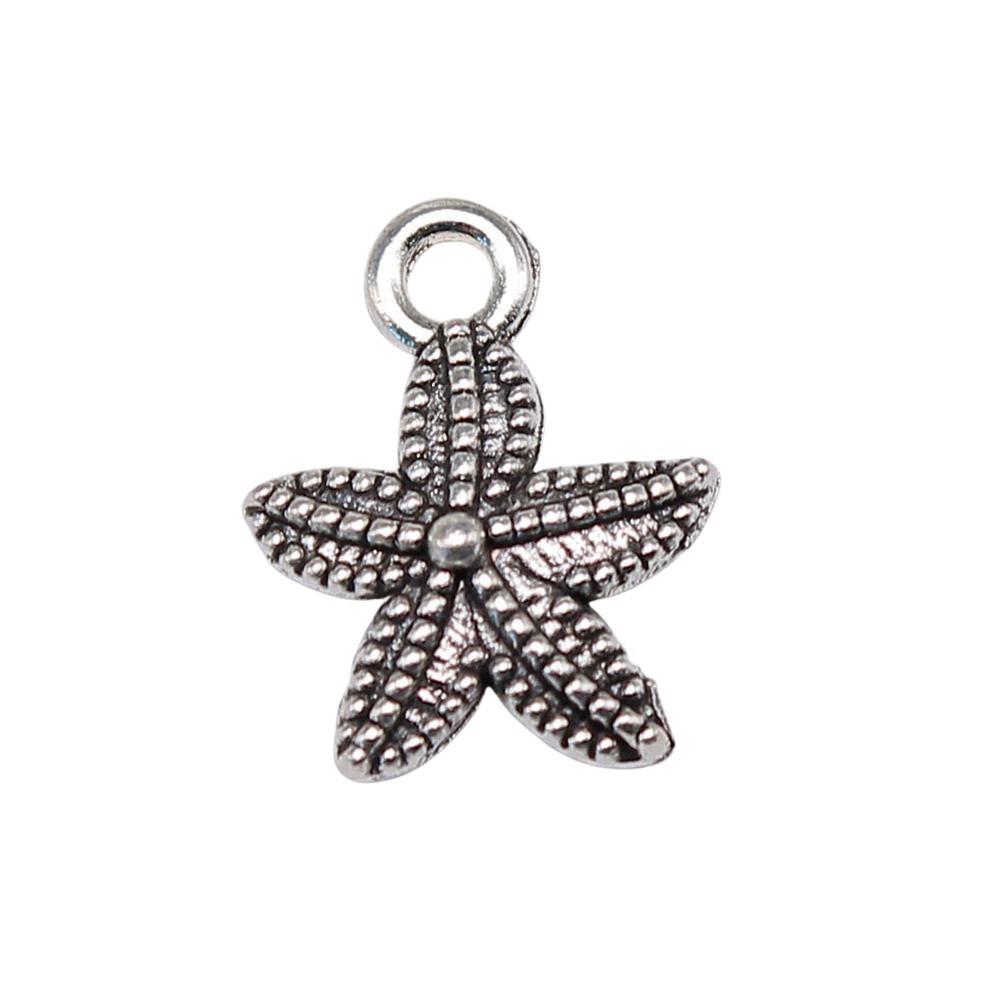Starfish Charms Multi Color Metal Pendants For Beach Themed DIY Jewelry Accessories