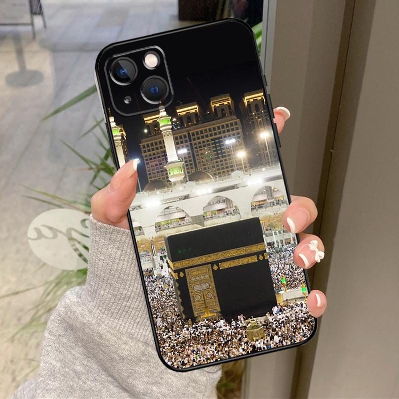 Islamic Muslim Pilgrims In Mecca Case For iPhone 17 Pro Max 16 14 13 12 11 15 Pro Max Plus 12 13 Mini 16e 17 Air Back Cover