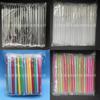 Disposable Bent Straw Milk Tea Drinking Straw With Sharp Tip For Takeout And Coffee