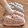 Cotton slippers women's winter new indoor home plush warm non-slip thick-soled cotton shoes men