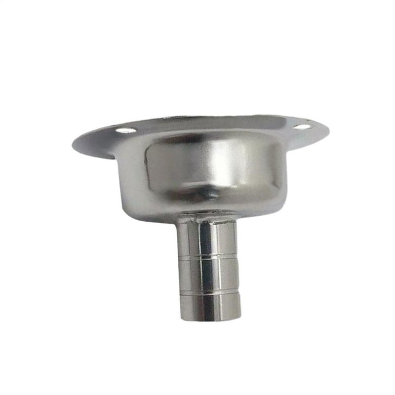 Stainless Steel Thru Hull Exhaust Hose Pipe Boat Exhaust Port Breather Vent Stainless Steel Hull Exhaust Hardware Fitting for