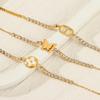 Diamond Butterfly Clover Titanium Steel Bracelet Women Simple Fashion Versatile Jewelry