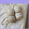 Fashionable Lace Woven Bucket Bag 2023 Trendy Straw Handbag For Young Women