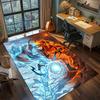 Akatsuki Organization Rug Carpet Large Area Rug Non Slip Washable Floor Mat for Gamer Room Decor