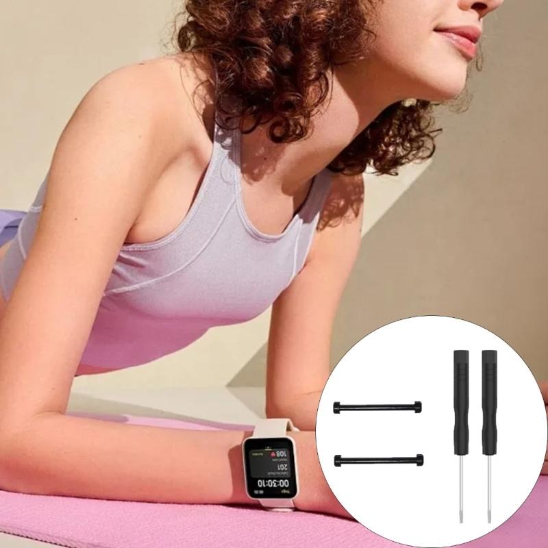 Metall-Ersatzzubehör aus Edelstahl Federsteg Passend für Smartwatch-Armbandverbinder Mit Schnellmontagewerkzeug