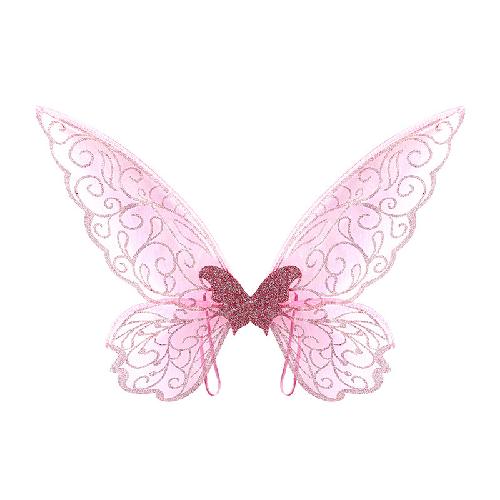 Adult Children's Party Light Gold Butterfly Wings Props Children's Day Performance Elf Wings