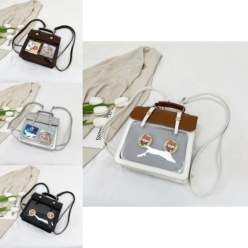 Trendy 2024 Summer New Vintage Minimalist Stylish Backpack For Women With Pu Material