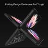 Comfortable Thin Leather Skin Case For Samsung Galaxy Z Fold 3 5g Fold3 Matte Feeling Protective Cover For Samsung Z Fold 3
