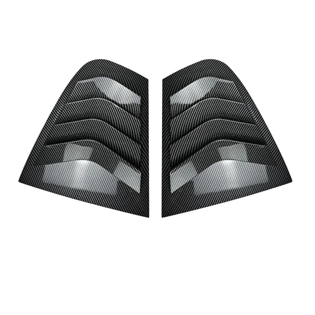 F30 Louvers For BMW 3 Series F30 318i 320i 325i 2013-2019 Rear Window Side Vent Shutter Louver Cover Trim Car Accessories