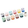 12 Colors Ceramic Paint Set Vibrant Colors Ceramic Painting Pigment Kit Mixable Pottery Art Paint Pigment for Kids