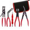 Automotive maintenance tool set, oil pipe pliers, tube bundle pliers, multifunctional power-off pliers set