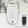 4 5 6 7 8 Button Car Key Cover Auto Shell Fob Case Keychain For Hyundai Santa Fe Tucson  Nexo Nx4 Atos Solaris Prime