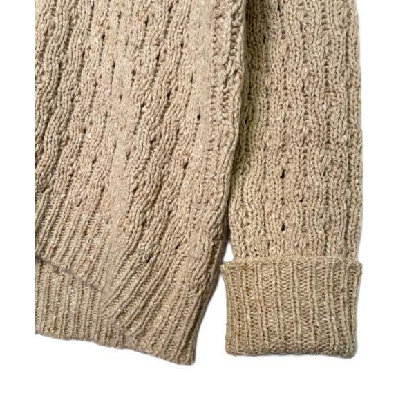 Used MM6 Maison Margiela Mohair Angora Blend V-Neck Cable Knit