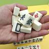 Compact Mahjong Set: Portable 24# Mini Tiles for Dorms, Home, Travel & Camping