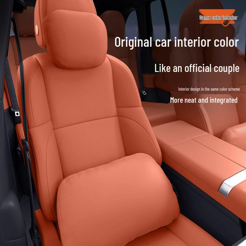 Deep Blue S05 Headrest: Lumbar & Neck Support Pillow for Car Interiors