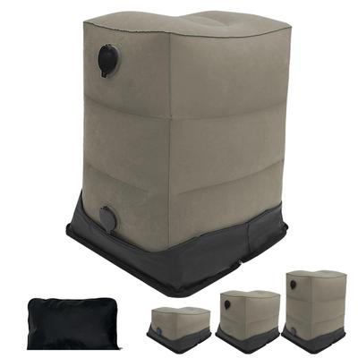 KAKETE Airplane Air Foot Pillow with Three Height No Pump Easy To Foot Cushion for Long Shinkansen Night and Study Travel Prevents Economy Class