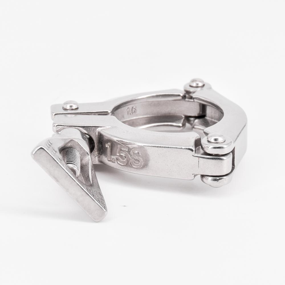 1.5" 2" 2.5" 3" 3.5" 4" 4.5" Abrazadera Tri Clamp Acero Inoxidable 304 Tres Secciones Sanitaria Accesorios de Abrazadera Tri Clamp Para Cerveza Casera