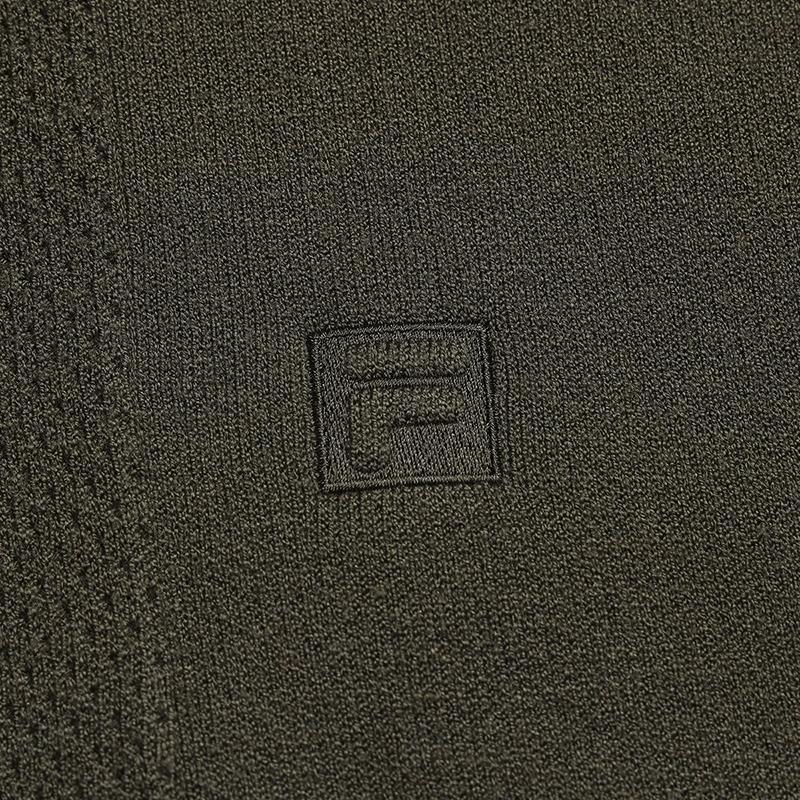 FILA Golf Series Simple Fashion Classic Sports Leisure Comfortable Versatile Long Sleeve Knit Sweater Men tops Caramel A11M615219FBN
