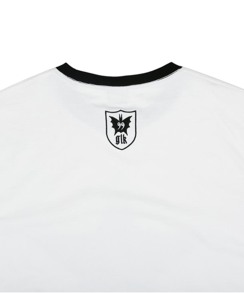 GLACK Gt122 Pistol Star Ringer T-Shirt (White)