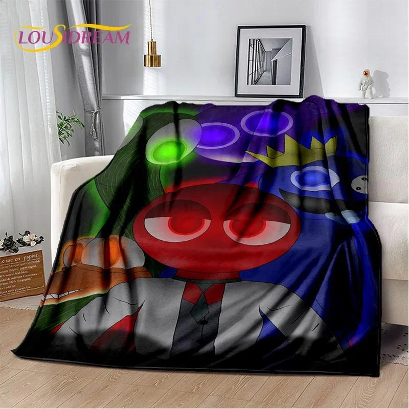 Game R-Rainbow Friends Cartoon Soft Flannel Blanket for Beds Bedroom Sofa Picnic ,Throw Blanket for Cover Outdoors Leisure Gift