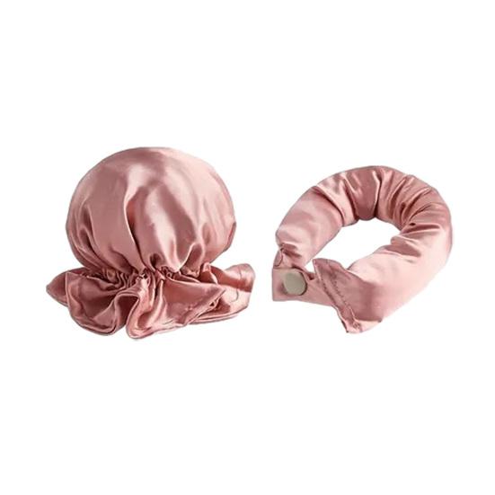 No Heat Hair Curling Rod Headband Satin Bonnet Women Overnight Sleeping Silk Hair Curler Long Hair Curls Roller Styling Tool