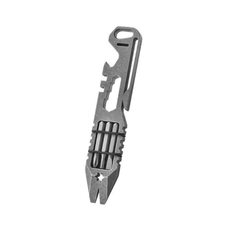 

Light Small Daily Carry Tool Lever Drink Lid Remover Portables Opener Tool Bike Spokes Adjuster for Hiking Emergencies