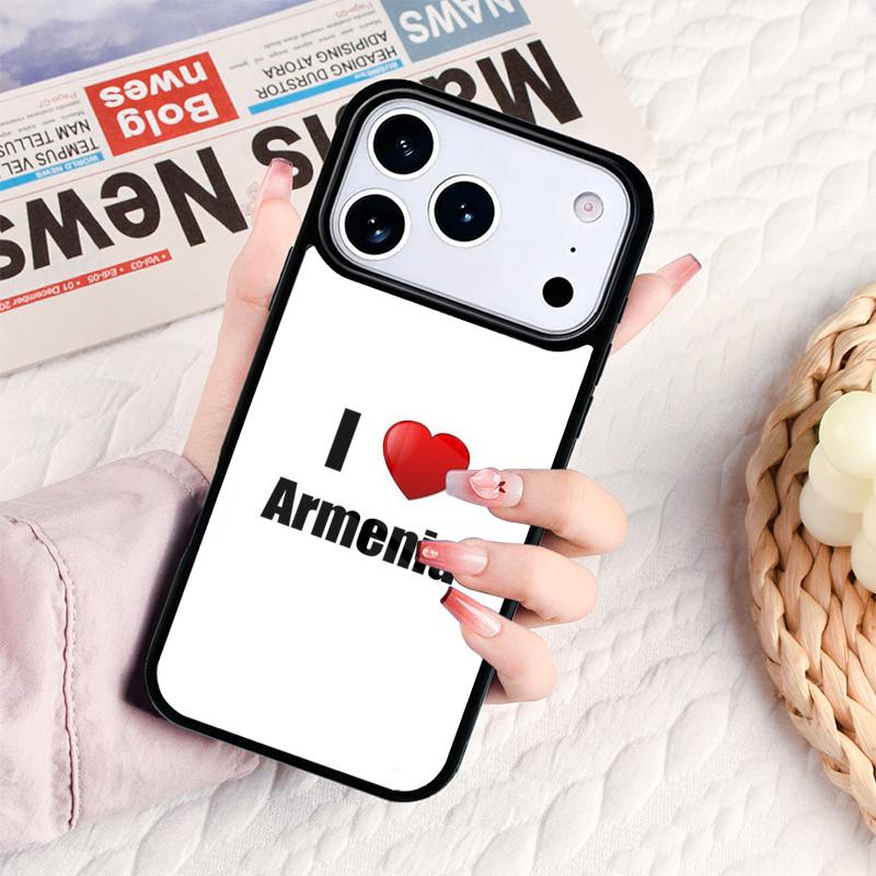 Armenia russia Flag coat of arms Phone Case For IPhone 17 16e 15 14 13 12 11 Pro Max Air Mini Soft Protective Cover