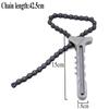 High Quality  Adjustable Car Engine Oil Filter Chain Grip Wrench Spanner Remover Tools Plier Car Repair Tools Chain-type Tool