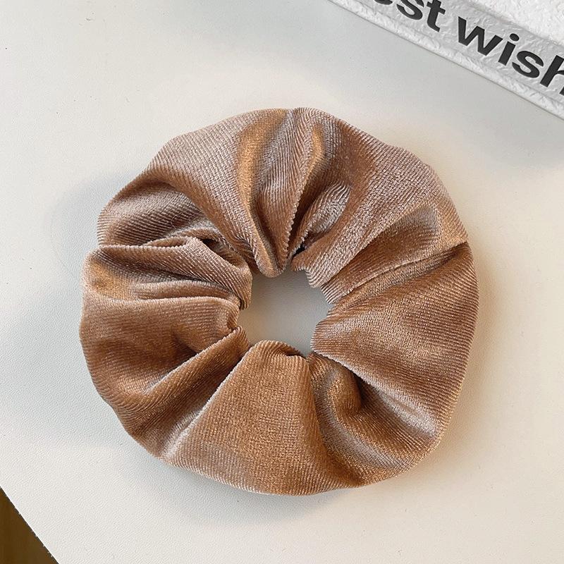Fleece Retro Large Intestine Hair Band Ponytail Headband Hair Rope Rubber Band Headgear Hair Accessories Women
