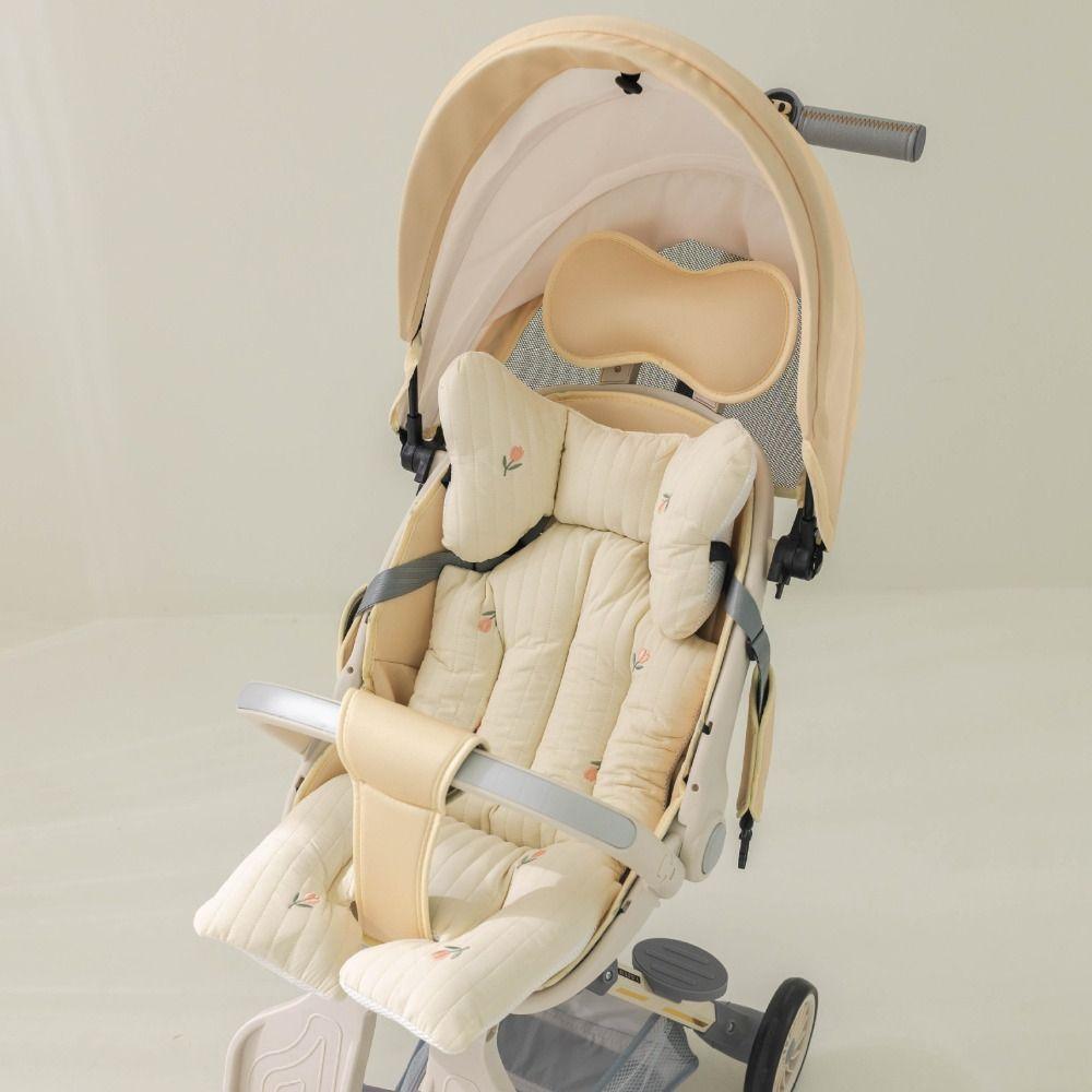Cotton Baby Stroller Seat Cushion Thicken Pram Accessories Cart Mattress  for Infant Newborn