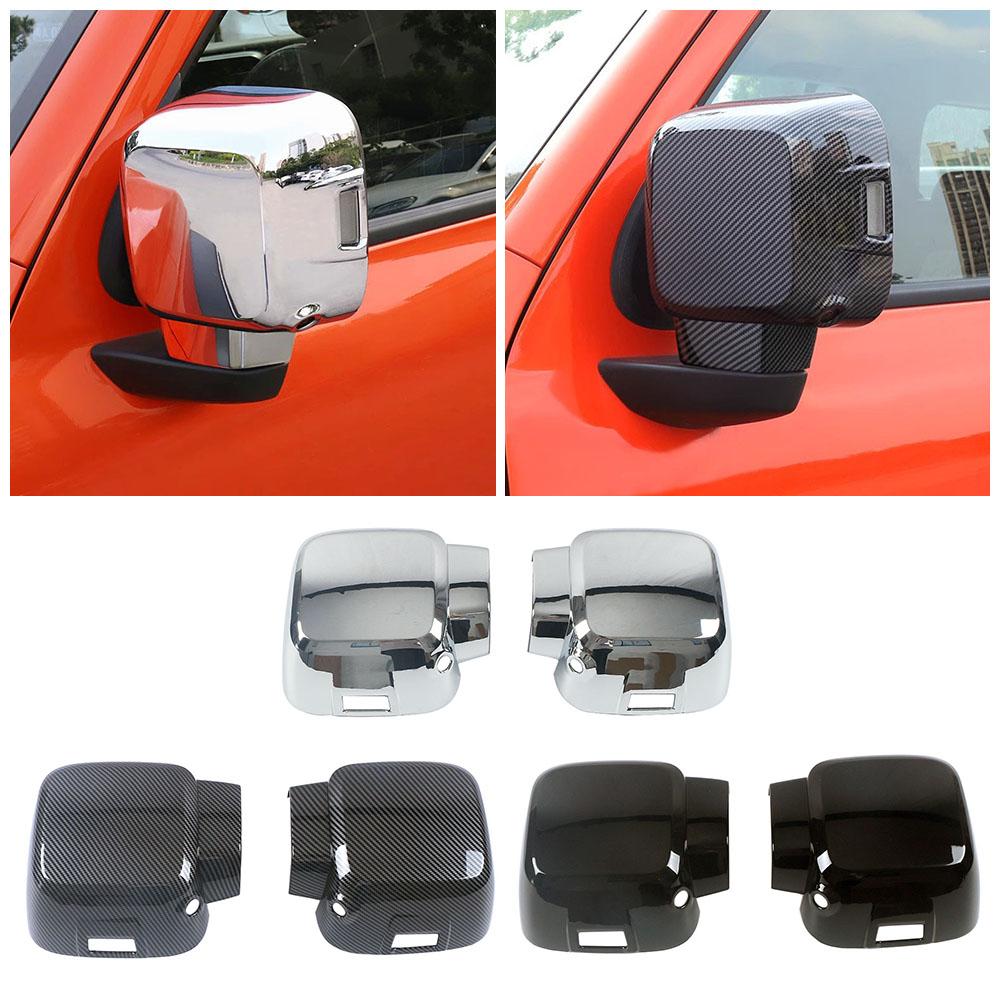 

For GWM Tank 300 2024 2024 Black Exterior Mirror Cover Trim Carbon Rearview Mirror Cap Decor Chrome Styling Sticker Anti Scratch