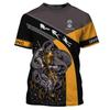 Men's Diving Enthusiast Round Neck Short Sleeved T-shirt