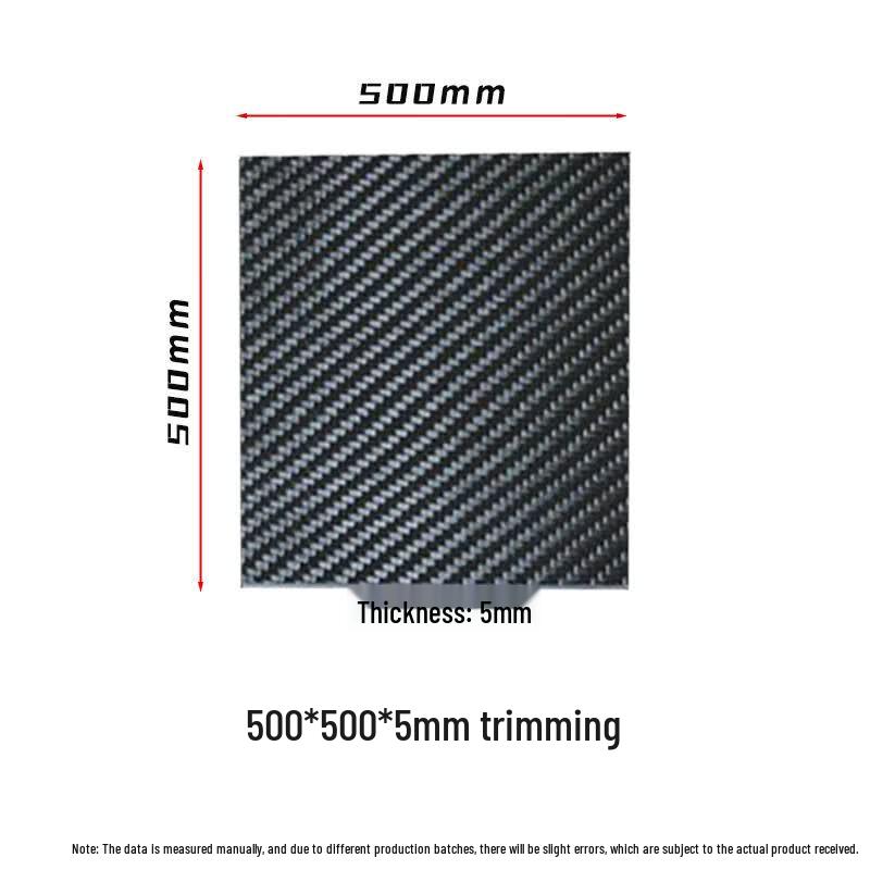 3K Ultra-light High-Strength Carbon Fiber Plate