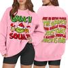 Women's Casual Fashion Long Sleeve Christmas Printed Round Neck Sweatshirt Top