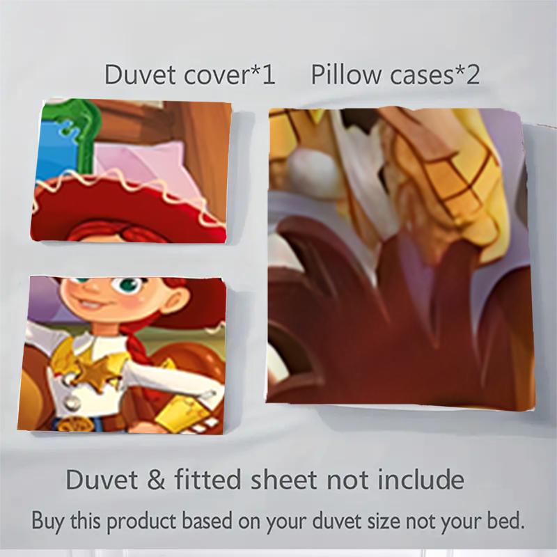 3Pcs Toy Story Adventure Begins Bedding Sets For All Sizes New 3D Printed Bed Cover Comforter Duvet Cover Pillowcase Bedroom Decoration