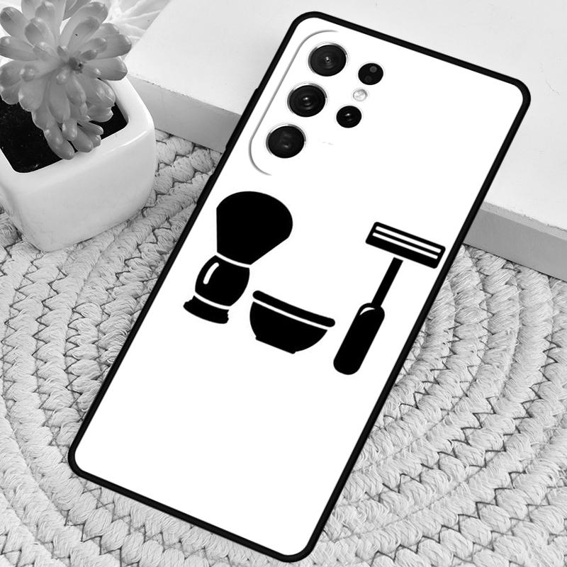 Barber Scissors Hairstylist Salon Print Phone Case for Samsung Galaxy Note 10 Pro S26 Ultra S23 S24 FE S25 S21 S22 PLUS Cover