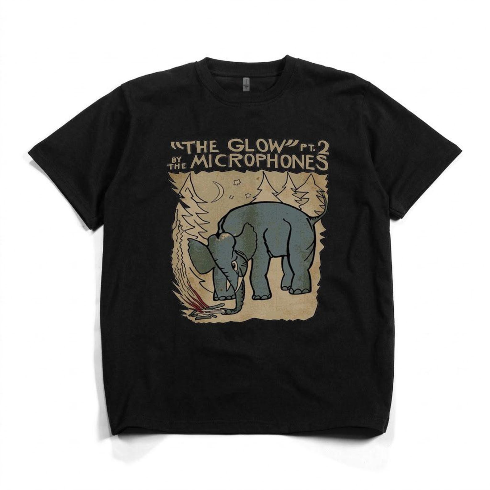 The Microphones The Glow Pt.2 Unisex Cotton T-Shirt, Vintage, Trendy shirts,Indie Music Fan Pullover S