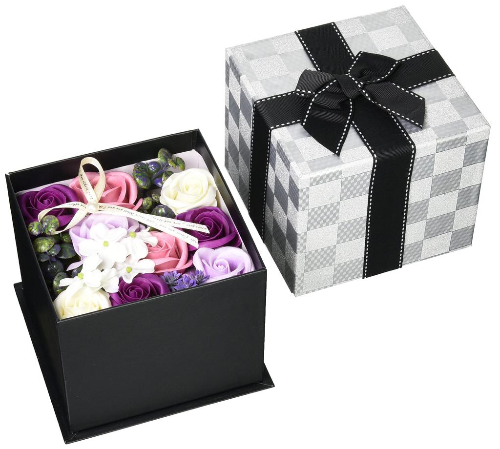 Soap Flower Bath Additive Bath Fragrance Couleur Bath Fragrance L Purple Gift 767951 Q-FLA