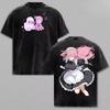 Unisex Vintage Streetwear Summer T-Shirt With Anime BOCCHI THE ROCK! Kessoku Band Hitori Gotoh Cartoon Print