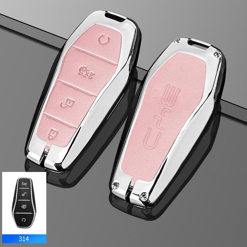 BYD Tang & Han Key Case for Men and Women - Compatible with BYD EV, Dolphin, Yuan Plus, Song Plus DMI, Qin PRO Models Bagged