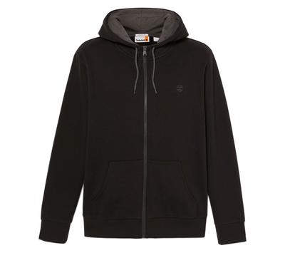 Oyster River Bluza z kapturem zapinana na zamek z tyłu - Męska kurtka z kapturem Czarna TB0A2GCJ-X65 ORYGINALNA